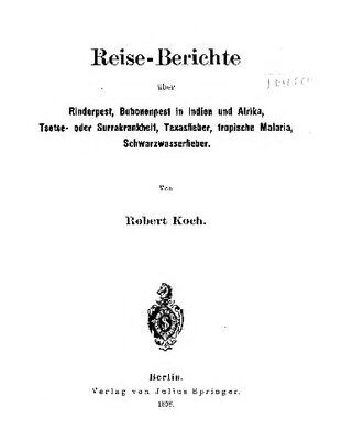 خرید و دانلود نسخه کامل کتاب Reise-Berichte Rinderpest, Bubonenpest in Indien und Afrika, Tsetse- oder Surrakrankheit, Texasfieber, tropische Malaria, Schwarzwasserfieber.