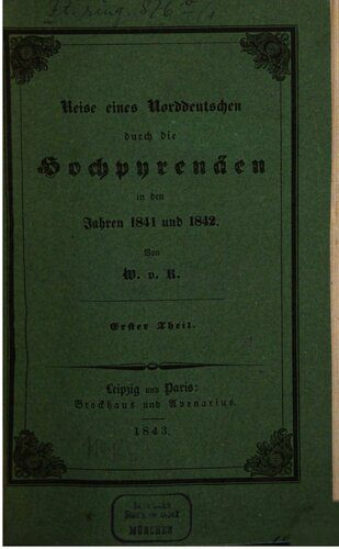 خرید و دانلود نسخه کامل کتاب Reise eines Norddeutschen durch die Hochpyrenäen in den Jahren 1841 und 1842_68c11e124dbc8.jpeg خرید و دانلود نسخه کامل کتاب Reise eines Norddeutschen durch die Hochpyrenäen in den Jahren 1841 und 1842