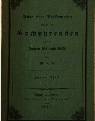 خرید و دانلود نسخه کامل کتاب Reise eines Norddeutschen durch die Hochpyrenäen