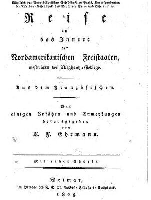 خرید و دانلود نسخه کامل کتاب Reise in das Innere der nordamerikanischen Freistaaten westwärts der Alleghany-Gebirge