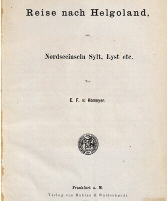 خرید و دانلود نسخه کامل کتاب Reise nach Helgoland, den Nordseeinseln Sylt, Lyst etc.