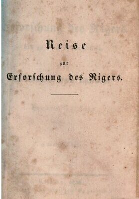 خرید و دانلود نسخه کامل کتاب Reise zur Erforschung des Nigers bis zu seiner Mündung