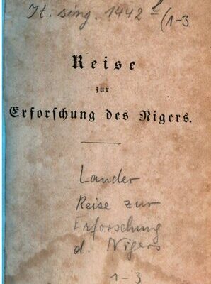 خرید و دانلود نسخه کامل کتاب Reise zur Erforschung des Nigers bis zu seiner Mündung