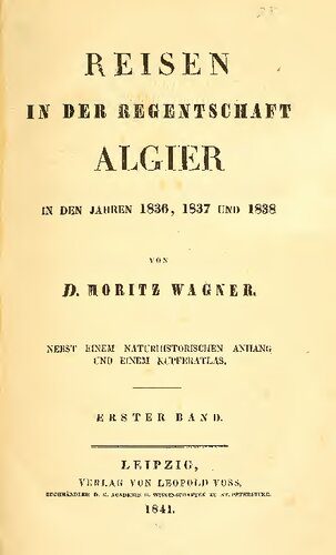 خرید و دانلود نسخه کامل کتاب Reisen in der Regentschaft Algier in den Jahren 1836, 1837 und 1838_68c08a6442c17.jpeg خرید و دانلود نسخه کامل کتاب Reisen in der Regentschaft Algier in den Jahren 1836, 1837 und 1838