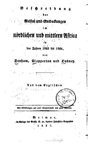 خرید و دانلود نسخه کامل کتاب Reisen und Entdeckungen im nörlichen und mittleren Africa in den Jahren 1822 bis 1824, von Denham, Clapperton und Oudney_68c086c7edfd4.jpeg خرید و دانلود نسخه کامل کتاب Reisen und Entdeckungen im nörlichen und mittleren Africa in den Jahren 1822 bis 1824, von Denham, Clapperton und Oudney