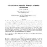 خرید و دانلود نسخه کامل کتاب Relative index of inequality definition, estimation, and inference (2006)(en)(12s)