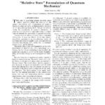 خرید و دانلود نسخه کامل کتاب Relative state formulation of quantum mechanics