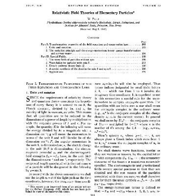 خرید و دانلود نسخه کامل کتاب Relativistic field theories of elementary particles