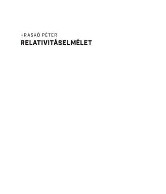 خرید و دانلود نسخه کامل کتاب Relativitáselmélet