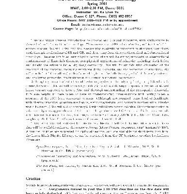خرید و دانلود نسخه کامل کتاب Relativity and Cosmology (U.Colorado lecture notes, web draft 2001)