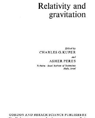 خرید و دانلود نسخه کامل کتاب Relativity and gravitation: proc. Technion 1969