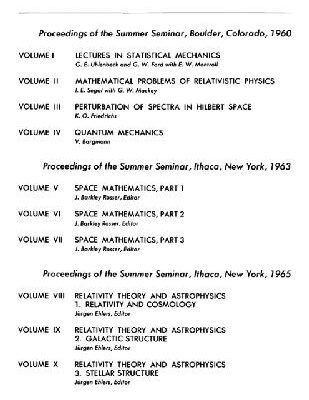 خرید و دانلود نسخه کامل کتاب Relativity theory and astrophysics. Relativity and cosmology