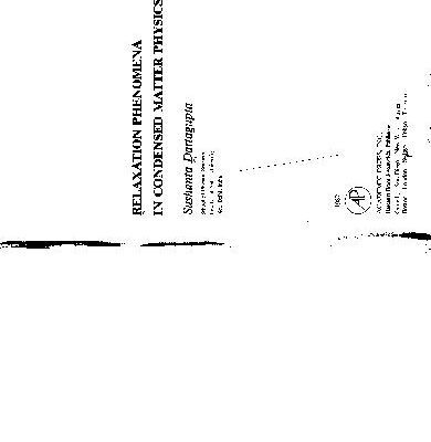 خرید و دانلود نسخه کامل کتاب relaxation phenomena in condensed mattter physics