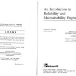 خرید و دانلود نسخه کامل کتاب Reliability and Maintainability Engineering