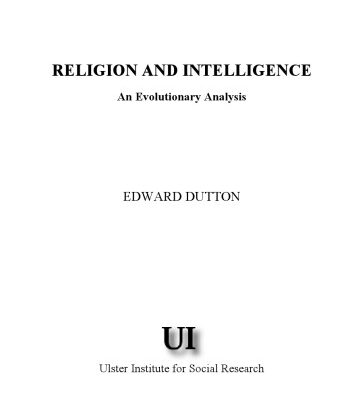خرید و دانلود نسخه کامل کتاب Religion and Intelligence – An Evolutionary Analysis