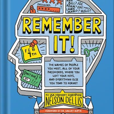 خرید و دانلود نسخه کامل کتاب Remember It!: The Names of People You Meet, All of Your Passwords, Where You Left Your Keys, and Everything Else You Tend to Forget by Nelson Dellis