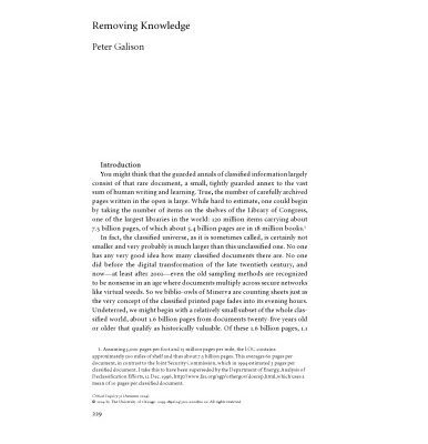 خرید و دانلود نسخه کامل کتاب Removing Knowledge