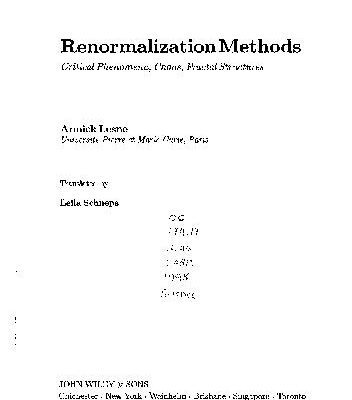 خرید و دانلود نسخه کامل کتاب Renormalization methods