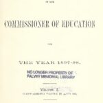 خرید و دانلود نسخه کامل کتاب Report of the Commissioner for the Year 1897-98, containing Paper II and III