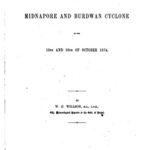 خرید و دانلود نسخه کامل کتاب Report on the Midnapore and Burdwan cyclone of the 15th and 16th of October 1874