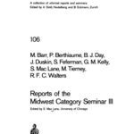 خرید و دانلود نسخه کامل کتاب Reports of the Midwest Category Seminar III