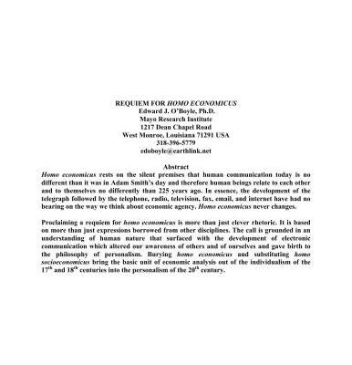 خرید و دانلود نسخه کامل کتاب Requiem for Homo Economicus