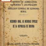 خرید و دانلود نسخه کامل کتاب Resumen gral. de medidas típicas de la República de Bolivia