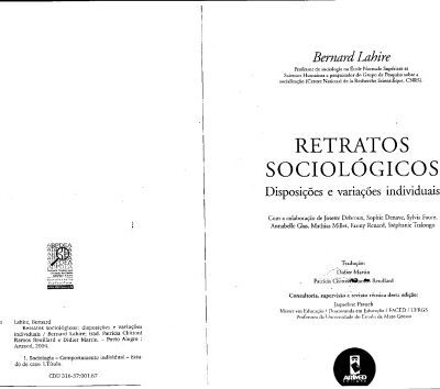 خرید و دانلود نسخه کامل کتاب Retratos Sociológicos: disposições e variações individuais