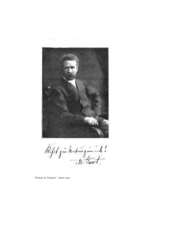 خرید و دانلود نسخه کامل کتاب Return to nature! : the true natural method of healing and living and the true salvation of the soul. Paradise regained, by Adolf Just … Authorized translation from the 4th enl. German ed. by Benedict Lust …_68bae9d8b88db.jpeg خرید و دانلود نسخه کامل کتاب Return to nature! : the true natural method of healing and living and the true salvation of the soul. Paradise regained, by Adolf Just … Authorized translation from the 4th enl. German ed. by Benedict Lust …