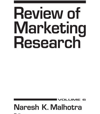 خرید و دانلود نسخه کامل کتاب Review of Marketing Research, Sixth Edition