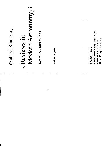 خرید و دانلود نسخه کامل کتاب reviews in modern astronomy 3-accretion and winds_68be782dd9973.jpeg خرید و دانلود نسخه کامل کتاب reviews in modern astronomy 3-accretion and winds