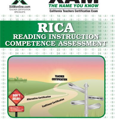 خرید و دانلود نسخه کامل کتاب RICA Reading Instruction Competence Assessment: teacher certification exam (XAM RICA)