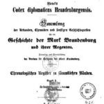 خرید و دانلود نسخه کامل کتاب Riedel’s Codex Diplomaticus Brandenburgensis. Chronologisches Verzeichnis