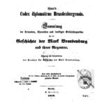 خرید و دانلود نسخه کامل کتاب Riedel’s Codex Diplomaticus Brandenburgensis. Hauptteil 1: Geschichte der geistlichen Stiftungen, der adlichen Familien, so wie der Städte und Burgen der Mark Brandenburg