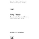 خرید و دانلود نسخه کامل کتاب Ring Theory: Proceedings of an International Conference, Held in Antwerp