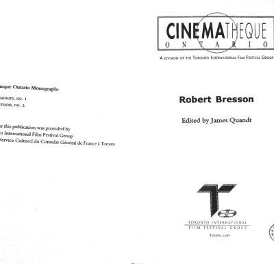 خرید و دانلود نسخه کامل کتاب Robert Bresson