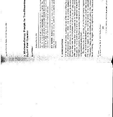 خرید و دانلود نسخه کامل کتاب Robert Max entropy in 2D fluids