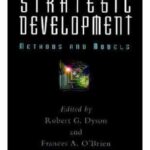 خرید و دانلود نسخه کامل کتاب Robert & O’Brien A. Frances Strategic Development – Methods and Models