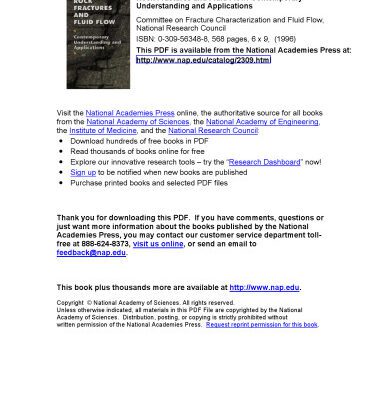 خرید و دانلود نسخه کامل کتاب Rock fractures and fluid flow: contemporary understanding and applications