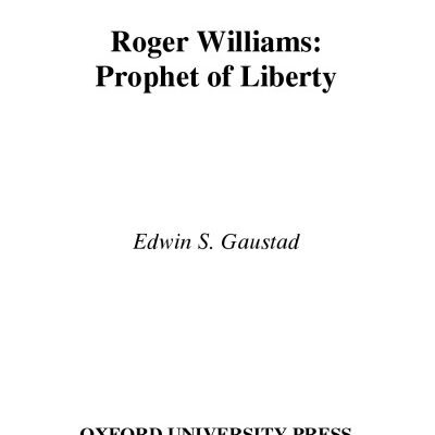 خرید و دانلود نسخه کامل کتاب Roger Williams: Prophet of Liberty (Oxford Portraits)