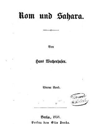 خرید و دانلود نسخه کامل کتاب Rom und Sahara