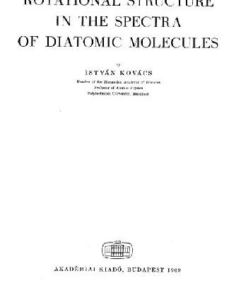 خرید و دانلود نسخه کامل کتاب Rotational structure in the spectra of diatomic molecules
