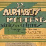 خرید و دانلود نسخه کامل کتاب Roumond. 32 Alphabets Modernes & Series de Chiffres a l’Usage des Peintres
