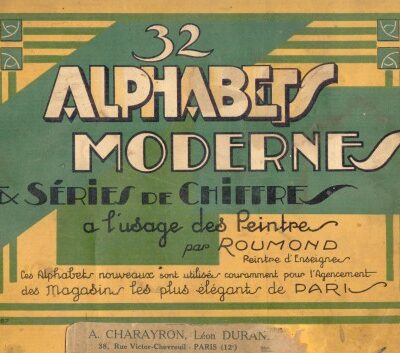 خرید و دانلود نسخه کامل کتاب Roumond. 32 Alphabets Modernes & Series de Chiffres a l’Usage des Peintres