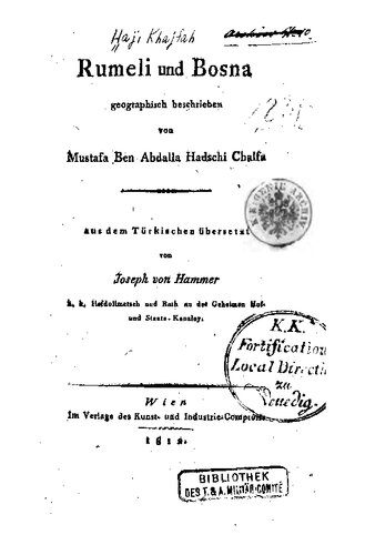 خرید و دانلود نسخه کامل کتاب Rumeli und Bosnia, geographisch beschrieben von Mustafa Ben Abdallah Hadschi Chalfa_68c06737ce379.jpeg خرید و دانلود نسخه کامل کتاب Rumeli und Bosnia, geographisch beschrieben von Mustafa Ben Abdallah Hadschi Chalfa