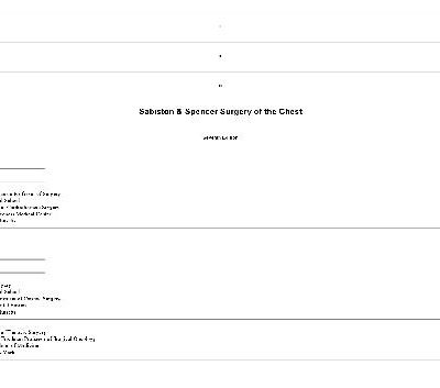 خرید و دانلود نسخه کامل کتاب Sabiston & Spencer Surgery of the Chest