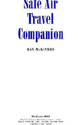 خرید و دانلود نسخه کامل کتاب Safe air travel companion