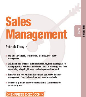 خرید و دانلود نسخه کامل کتاب Sales Management
