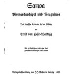 خرید و دانلود نسخه کامل کتاب Samoa, Bismarckarchipel und Neuguinea