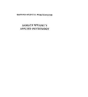 خرید و دانلود نسخه کامل کتاب Samson Wright’s Applied Physiology